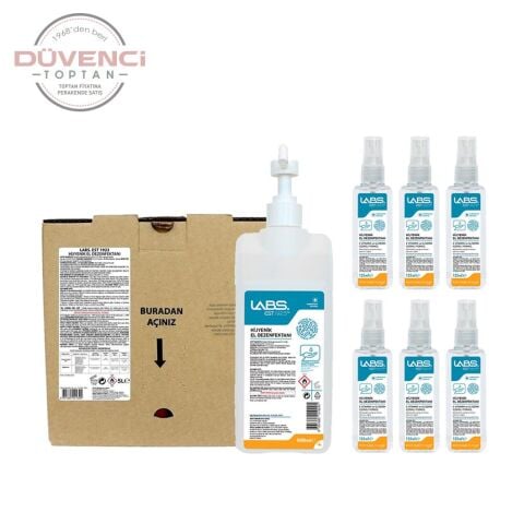 Eyüp Sabri Tuncer Labs Hijyenik El Dezenfektanı 5 Lt, 1 Lt Ve 125 Ml x 6 Adet