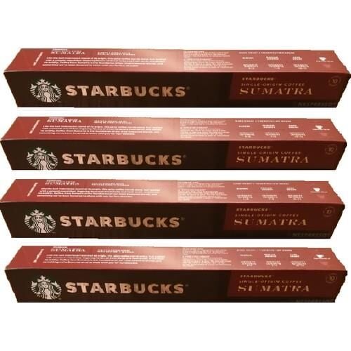 Starbucks Single Origin Coffe Sumatra Kapsül Kahve 10 Adet x 4