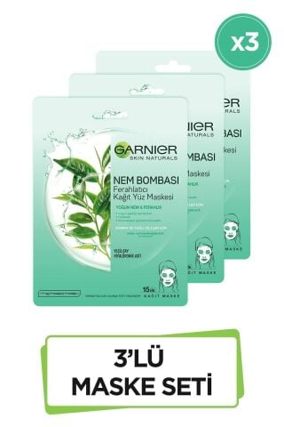 Nem Bombası Ferahlatıcı Kağıt Maske 28Gr 3'lü