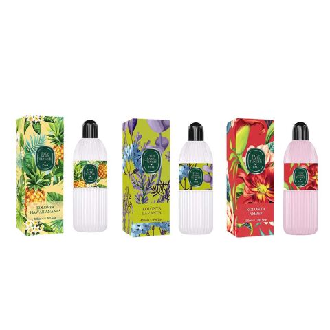 Eyüp Sabri Tuncer Kolonya Hawaii Ananas, Lavanta ve Amber Pet Şişe 400 ml