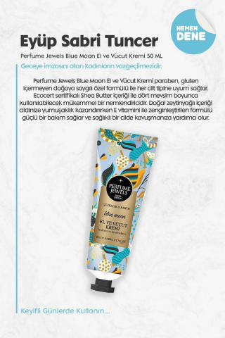 Eyüp Sabri Tuncer Perfume Blue Moon El ve Vücut Kremi 50 ML 3 Adet ve ROSIE