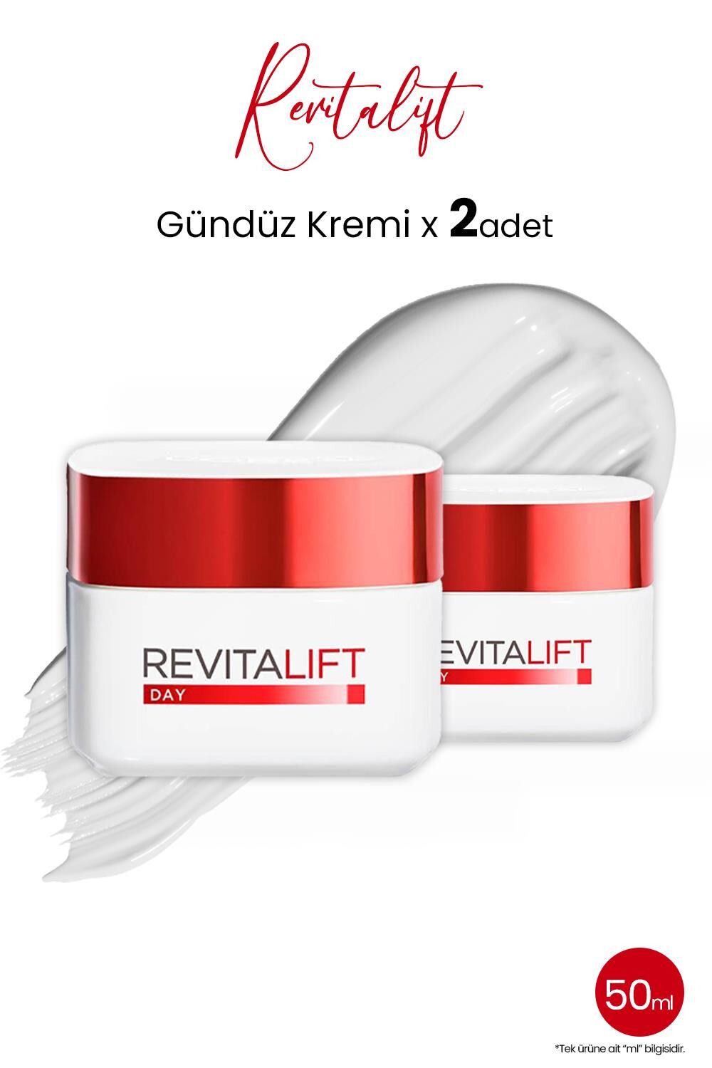 Loreal Paris Revitalift Yoğun Etki Gündüz Kremi 50 ML x 2 Adet