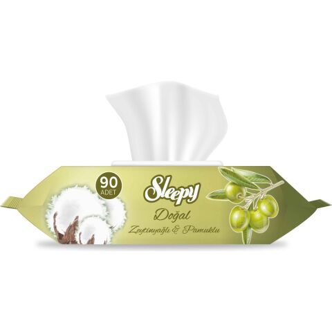 Sleepy Zeytinyağlı Islak Havlu 12x90 1080 Adet