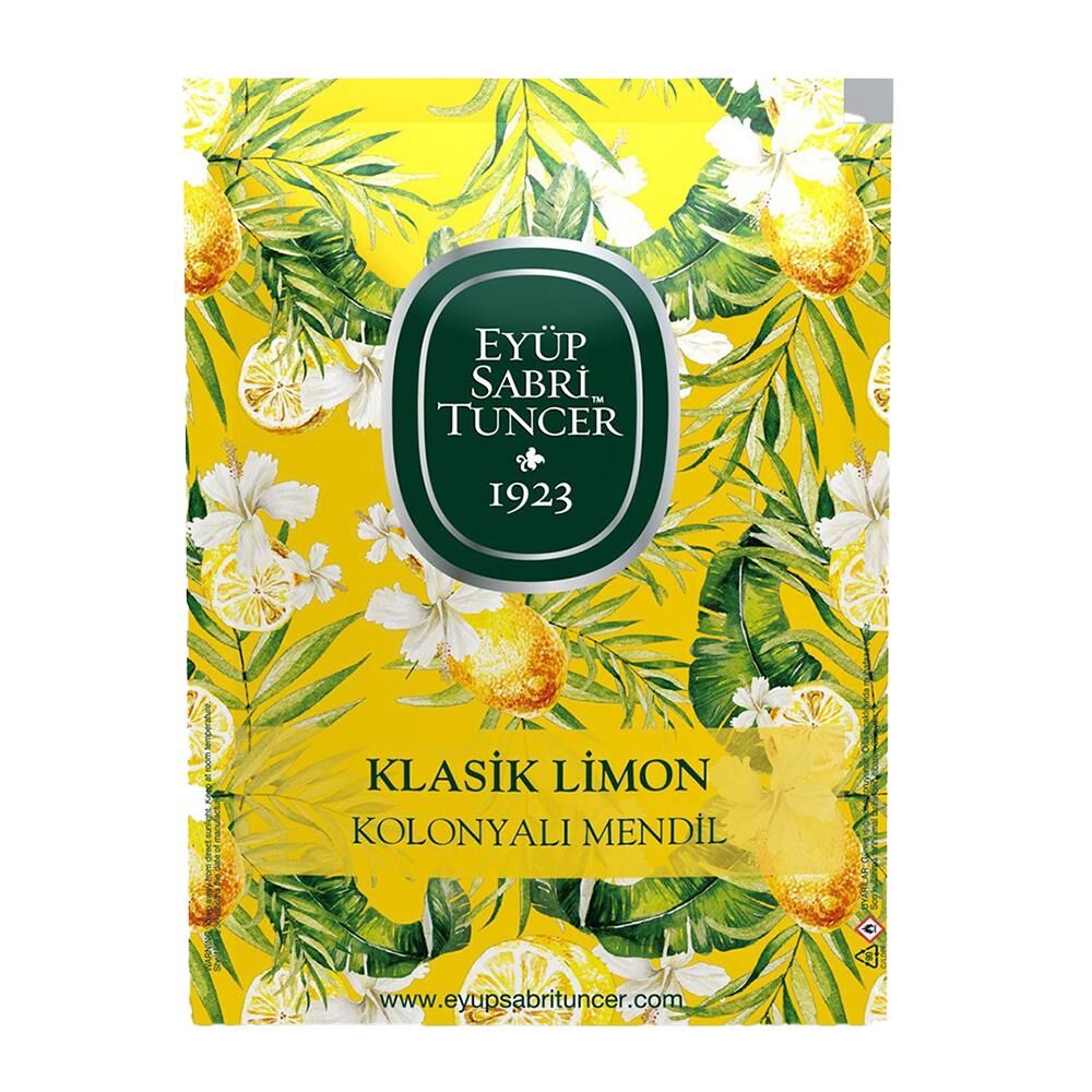 Eyüp Sabri Tuncer Klasik Limon Kolonyalı Mendil 50'li