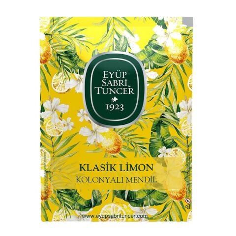 Eyüp Sabri Tuncer Klasik Limon Kolonyalı Mendil 50'li