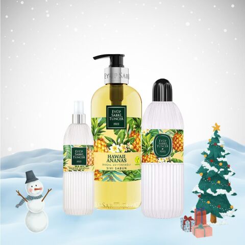 Eyüp Sabri Tuncer Yılbaşı Özel Hawaii Ananas Seti