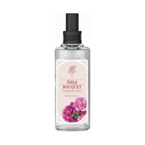 Rebul Bouquet Kolonya 100 Ml (Cam Şişe) Spreyli (Buket - Şakayık)