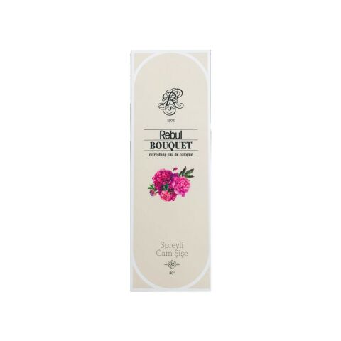 Rebul Bouquet Kolonya 100 Ml (Cam Şişe) Spreyli (Buket - Şakayık)