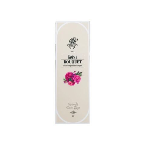 Rebul Bouquet Kolonya 100 Ml (Cam Şişe) Spreyli (Buket - Şakayık)