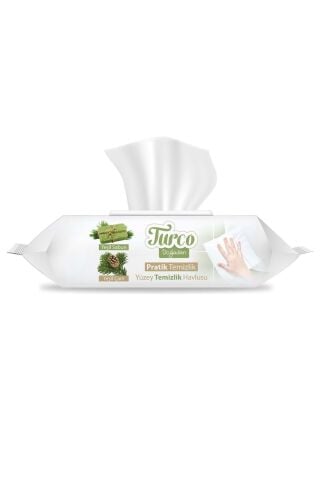 Baby Turco Doğadan Yüzey Temizlik Havlusu 100'lü Yeşil Sabun/Yeşil Çam 600 Yaprak