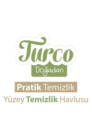 Baby Turco Doğadan Yüzey Temizlik Havlusu 100'lü Yeşil Sabun/Yeşil Çam 600 Yaprak