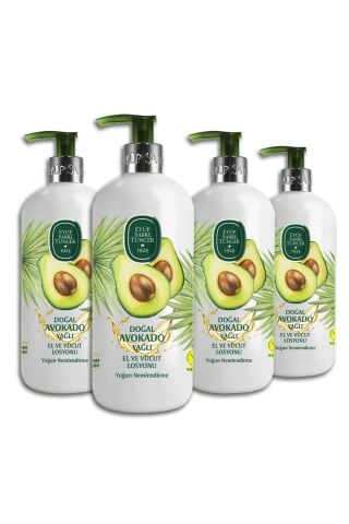 Eyüp Sabri Tuncer Avokado El Ve Vücut Losyonu 500 ML - 4 Adet