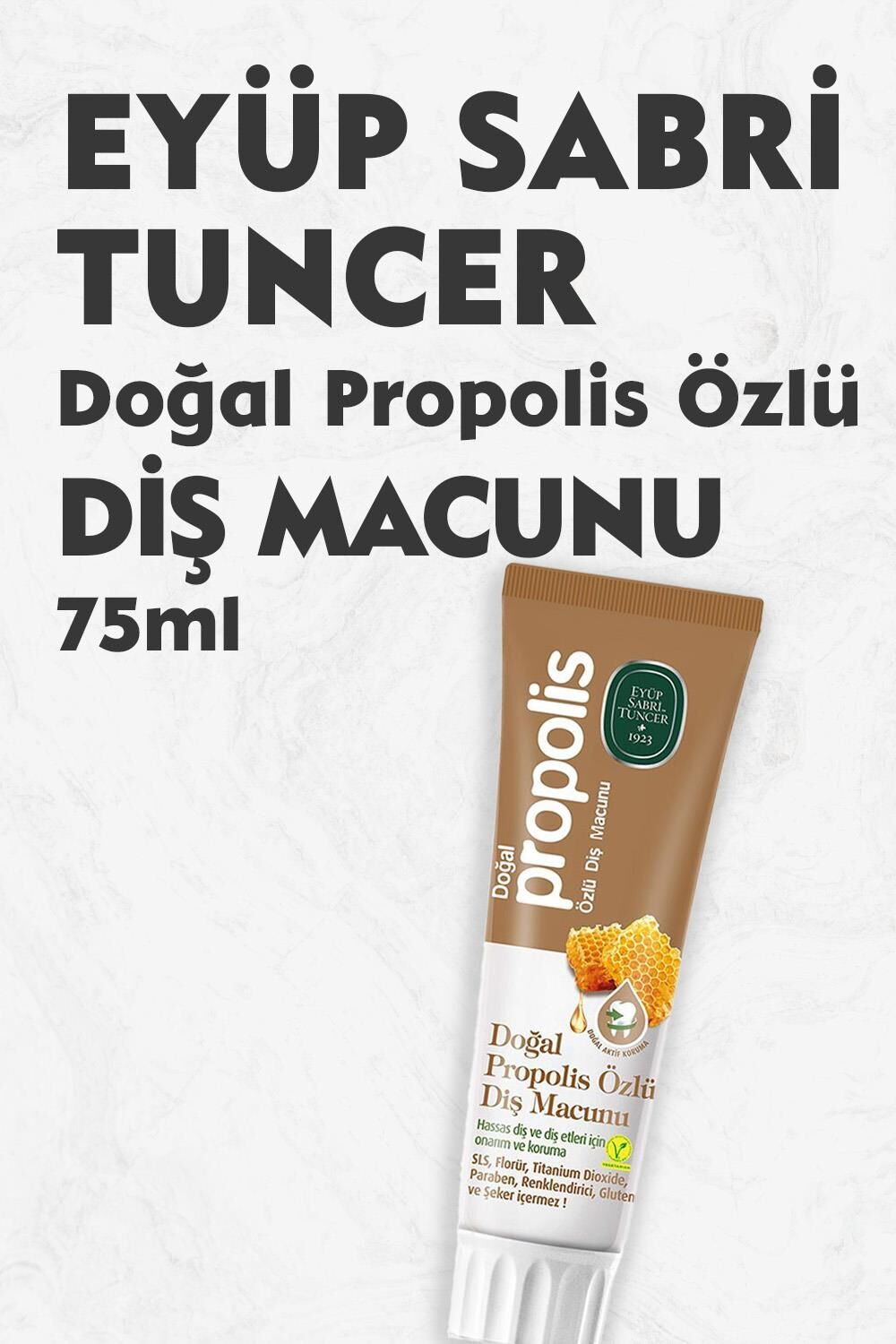 Eyüp Sabri Tuncer Doğal Propolis Özlü Diş Macunu 75 ml