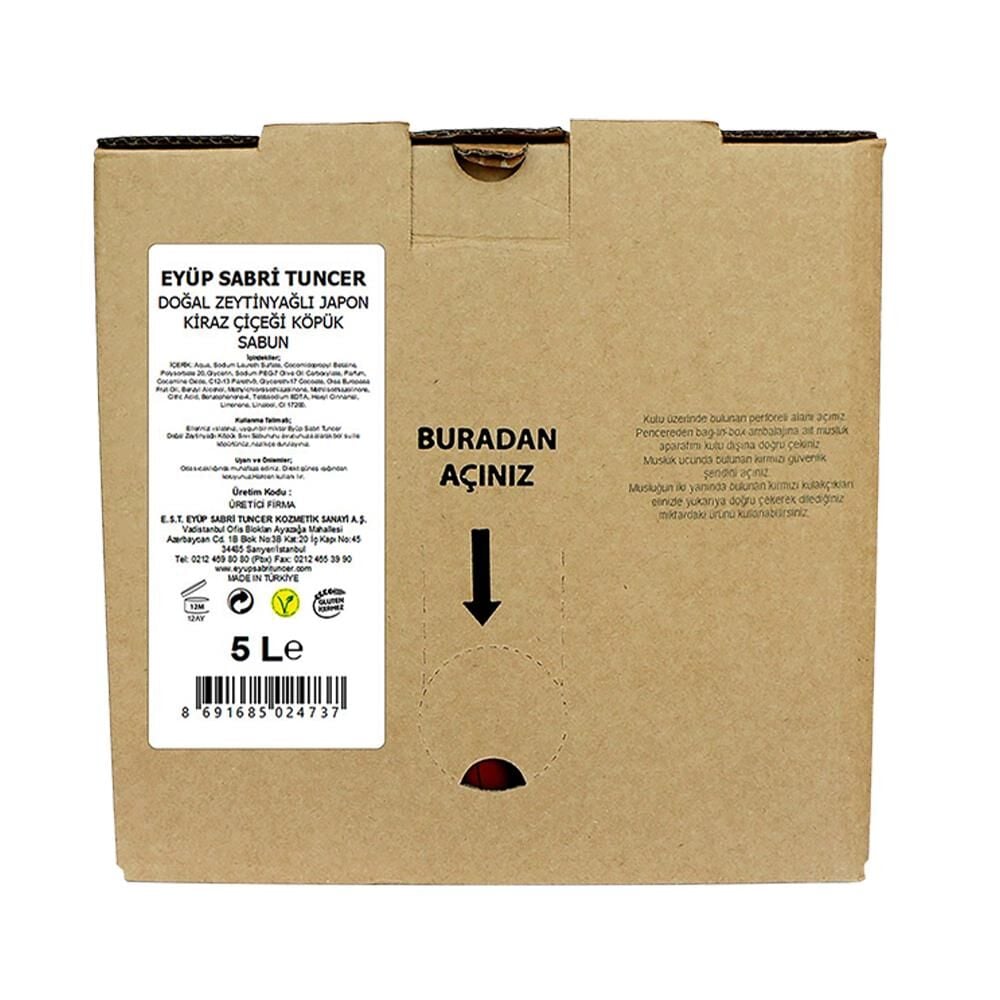 Eyüp Sabri Tuncer Köpük Sabun Japon Kiraz Çiçeği 5000 ml