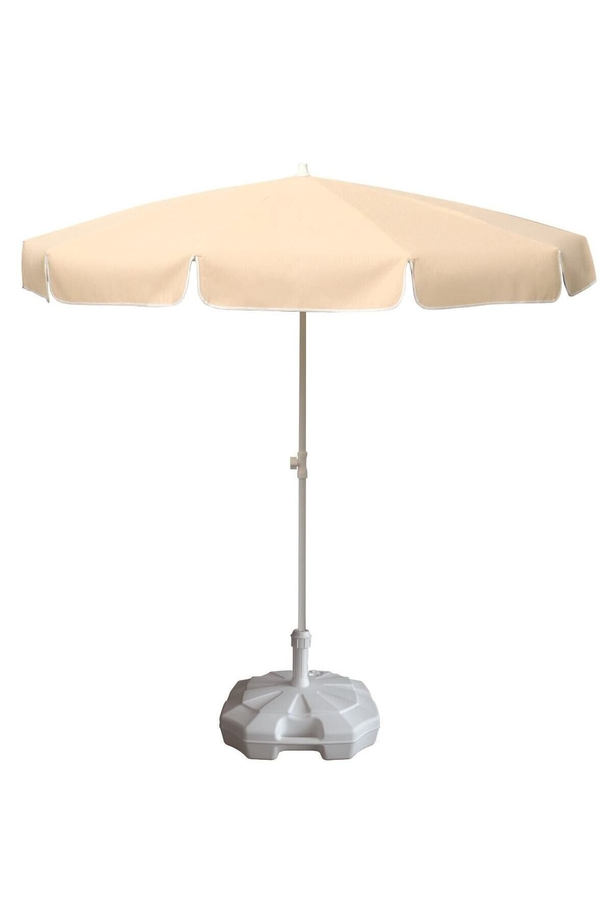 Plaj Ve Güneş Şemsiyesi Krem Renk 20 Litre Bidonlu Taşıma Çantası Hediyeli