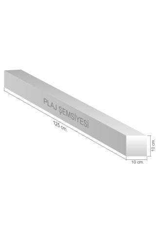 Plaj Ve Güneş Şemsiyesi Krem Renk 20 Litre Bidonlu Taşıma Çantası Hediyeli