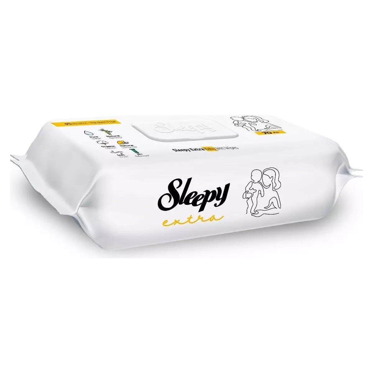 Sleepy Extra Islak Havlu 3 x 70 Adet