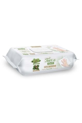 Baby Turco Pratik Yüzey Temizlik Havlusu 100'lü Yeşil Sabun/Yeşil Çam (2 Li Set) 200 Yaprak