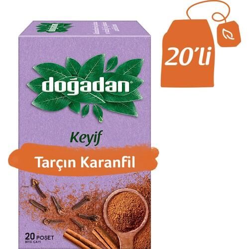 Doğadan Tarçın - Karanfil Bardak Poşet Çay 20'Li