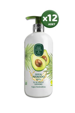 Eyüp Sabri Tuncer Avokado El Ve Vücut Losyonu 500 ML - 12 Adet