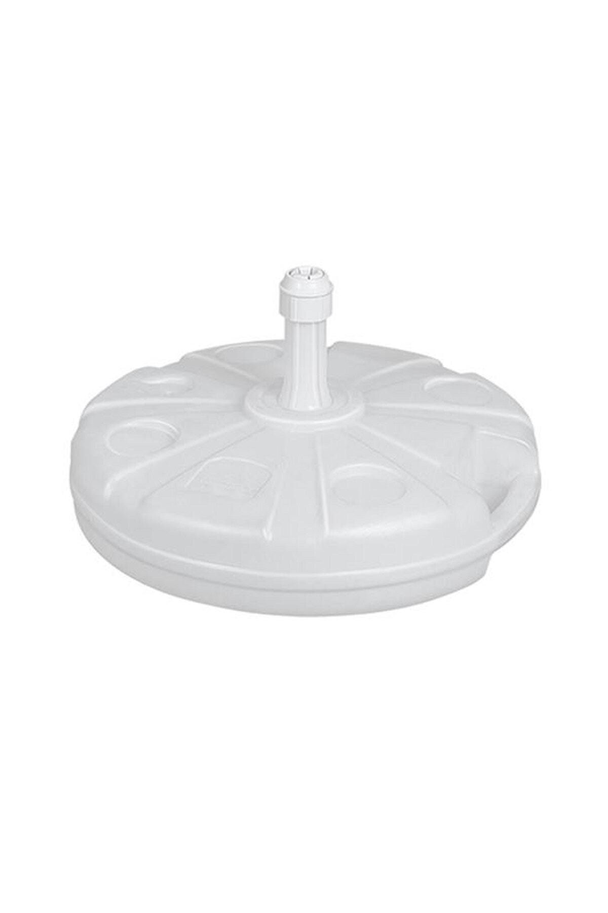 Şemsiye Bidonu, Gölgelik Bidonu Beyaz Renkli 20 Lt Hacimli