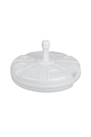 Şemsiye Bidonu, Gölgelik Bidonu Beyaz Renkli 20 Lt Hacimli