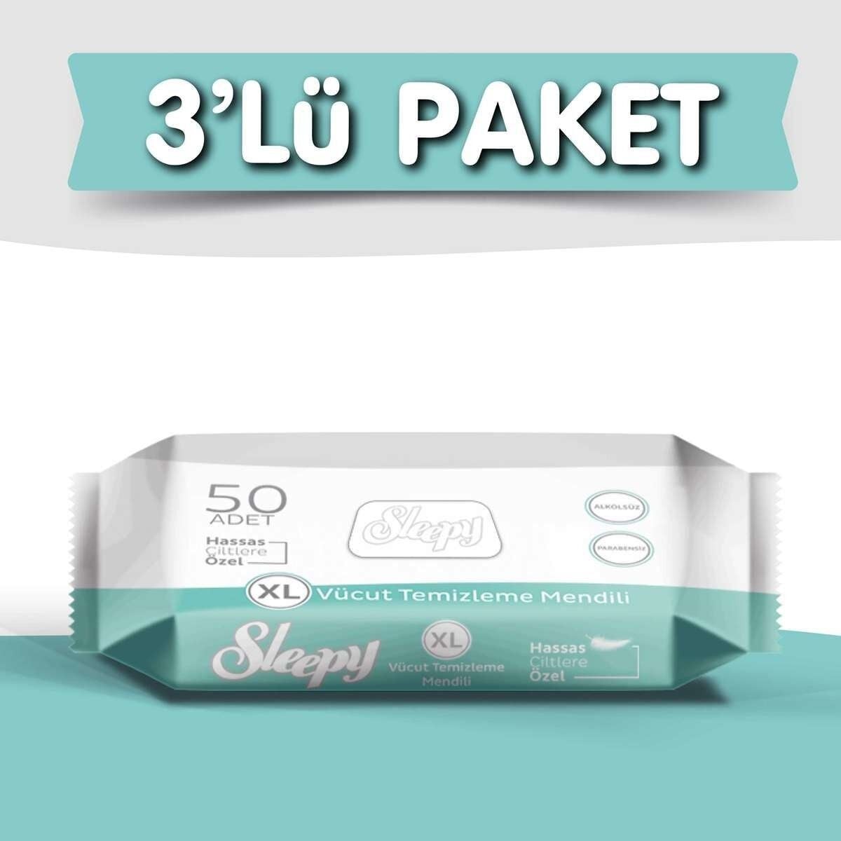 Sleepy Vücut Temizleme 3X50'li