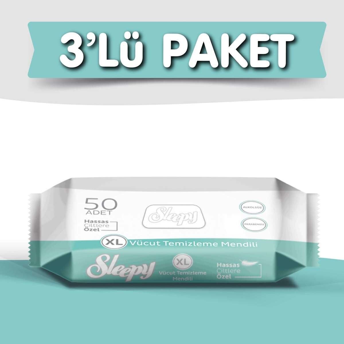 Sleepy Vücut Temizleme 3X50'li