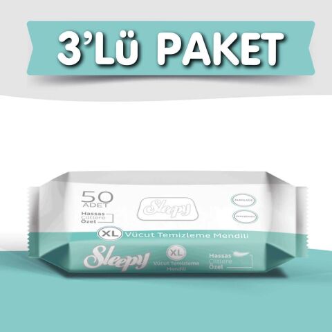 Sleepy Vücut Temizleme 3X50'li