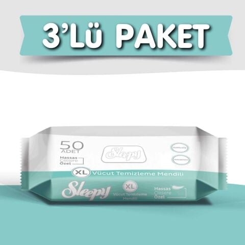 Sleepy Vücut Temizleme 3X50'li