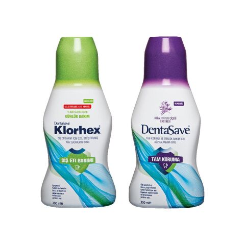 Dentasave Klorhex Günlük Bakım ve Cistus Çiçeği Ağız Çalkalama Suyu 300 ml