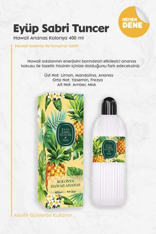 Eyüp Sabri Tuncer Hawaii Ananas Kolonya 400 ml