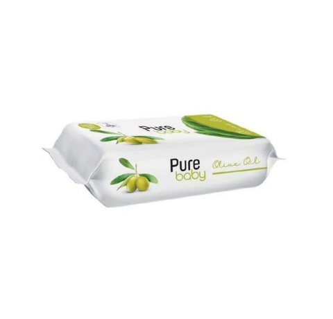 Pure Baby Zeytinyağlı Islak Bebek Havlusu 50 Yaprak