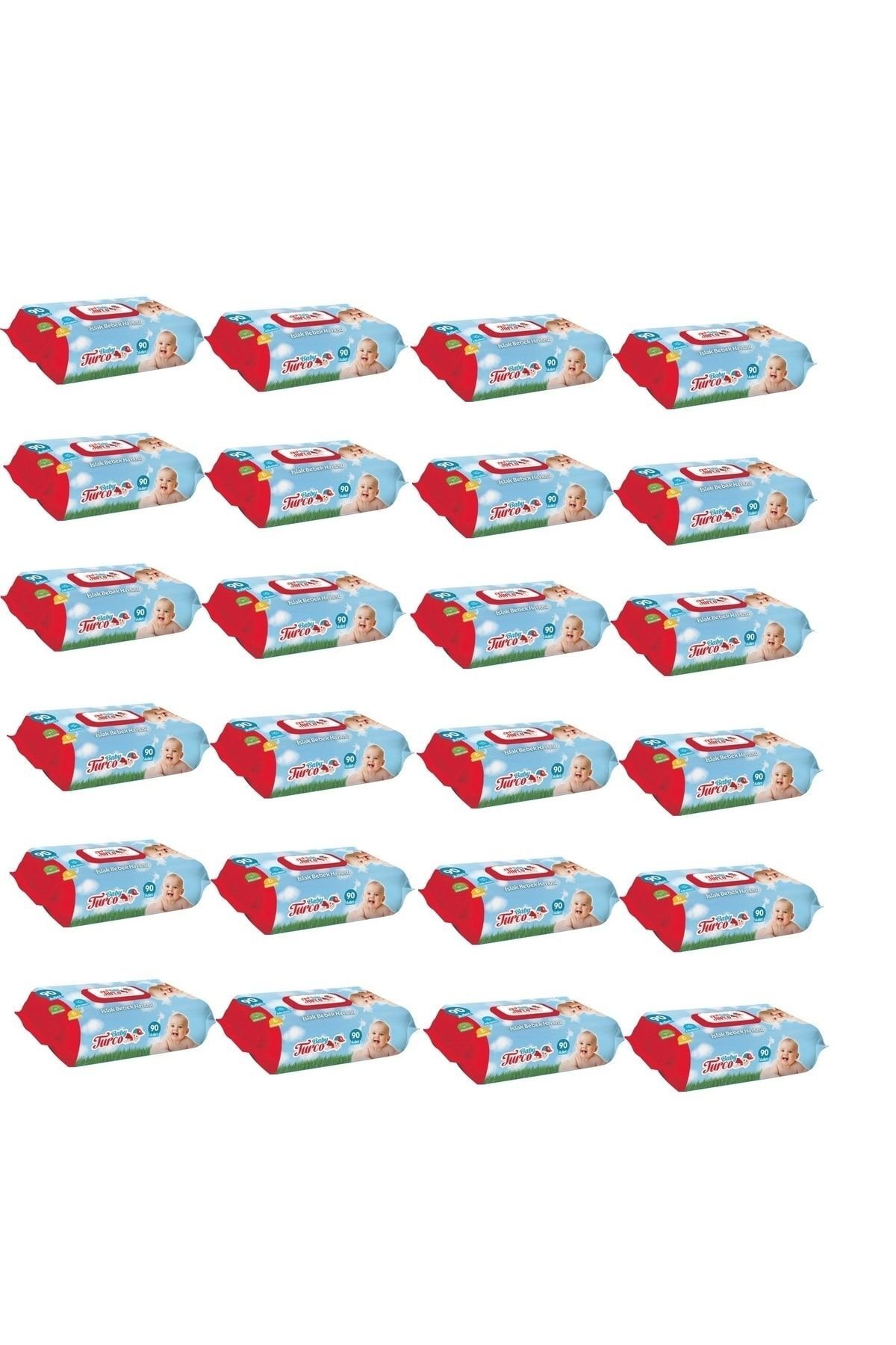 Baby Turco Islak Havlu 90' Lı 24 Paket 2160 Yaprak