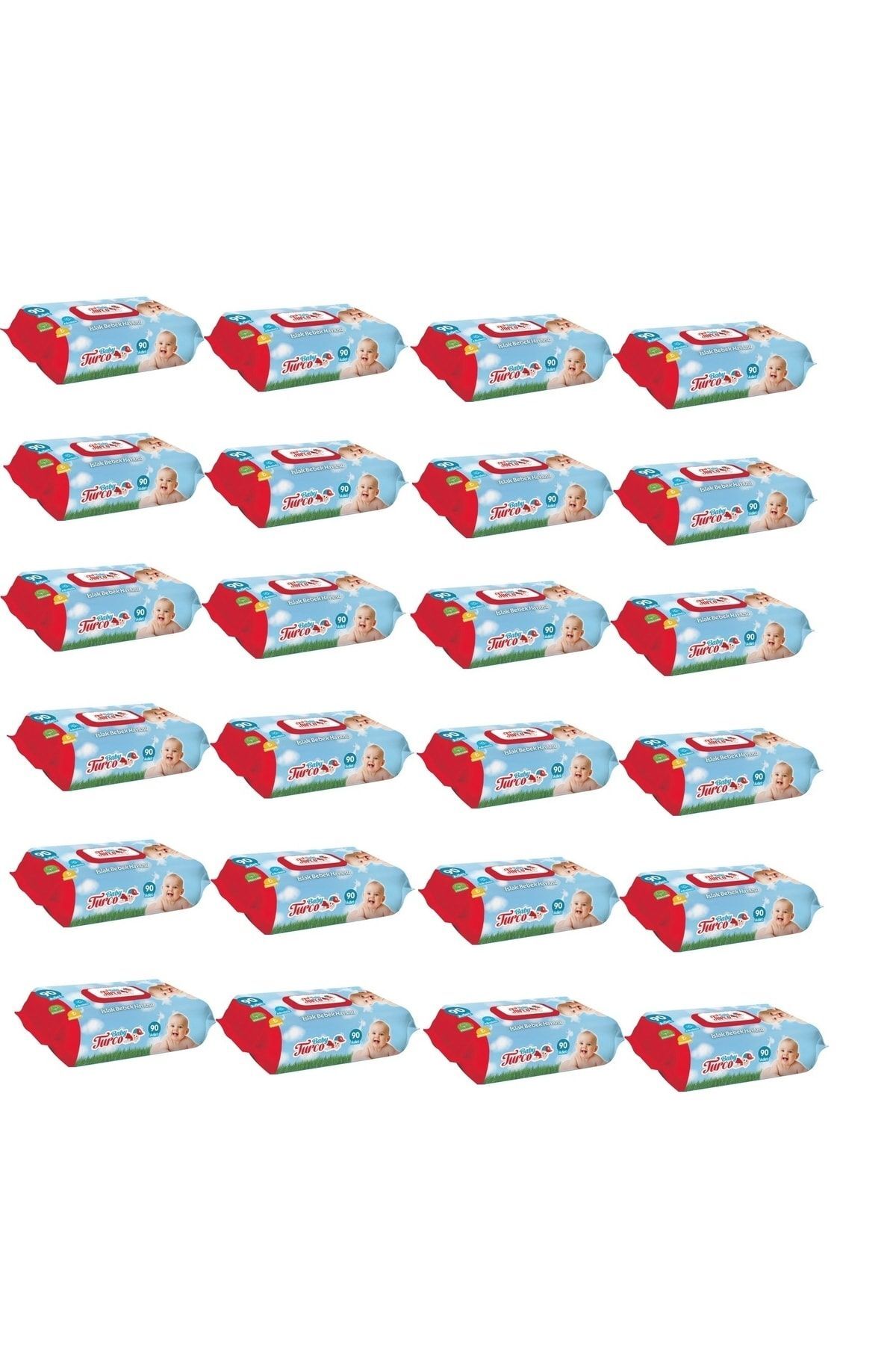 Baby Turco Islak Havlu 90' Lı 24 Paket 2160 Yaprak