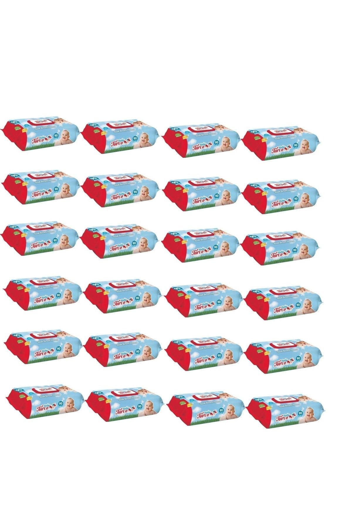 Baby Turco Islak Havlu 90' Lı 24 Paket 2160 Yaprak