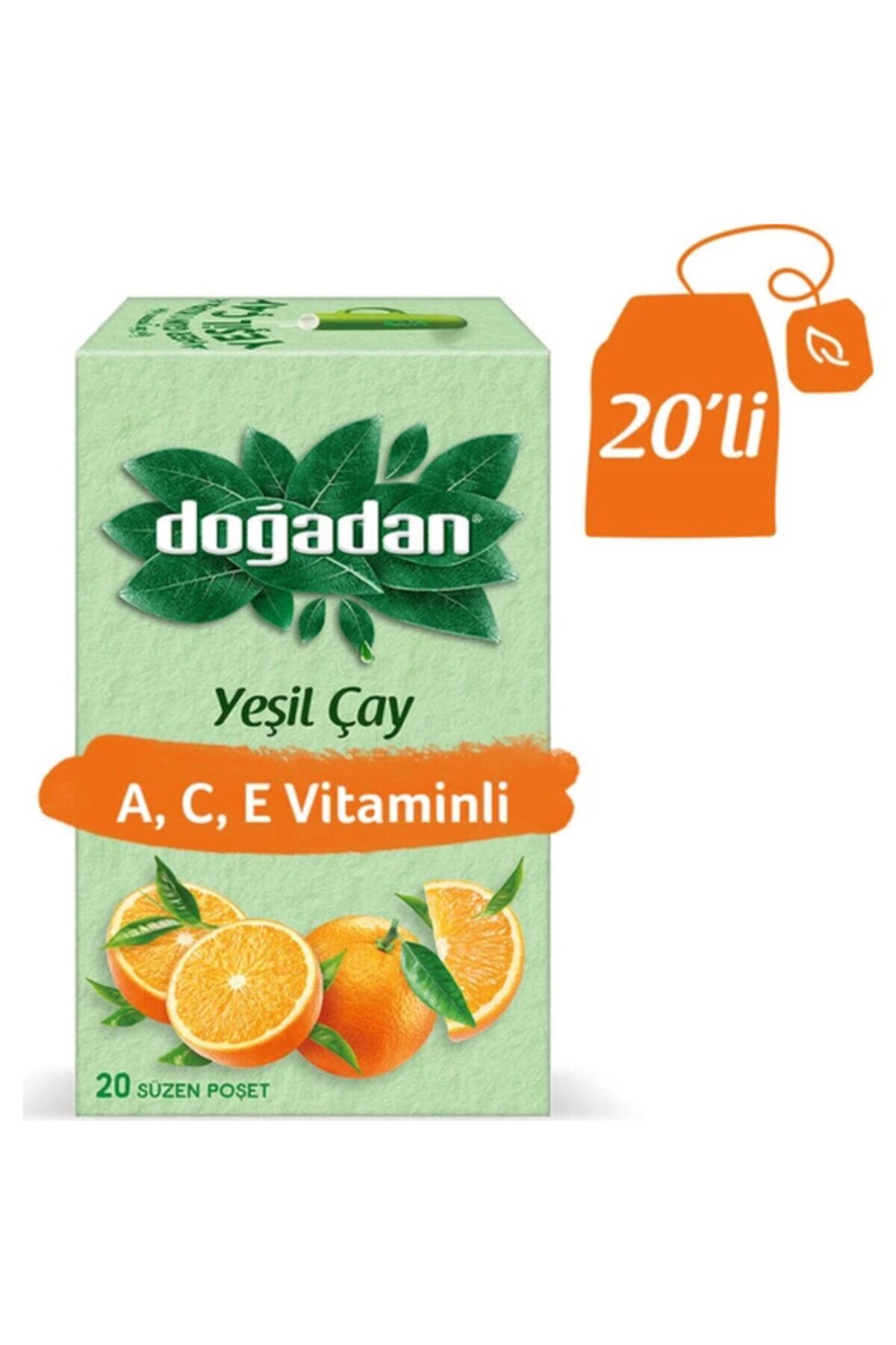 Doğadan A,C,E Vitaminli Yeşil Çay 20 'Li TYOL