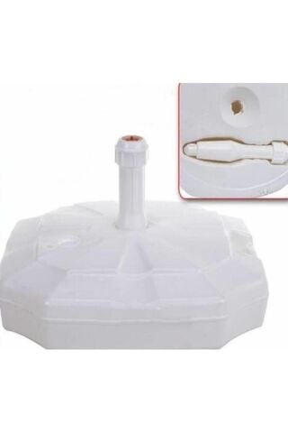 Plaj Bahçe Şemsiyesine Uyumlu Şemsiye Altlığı 20 Litre (BEYAZ)