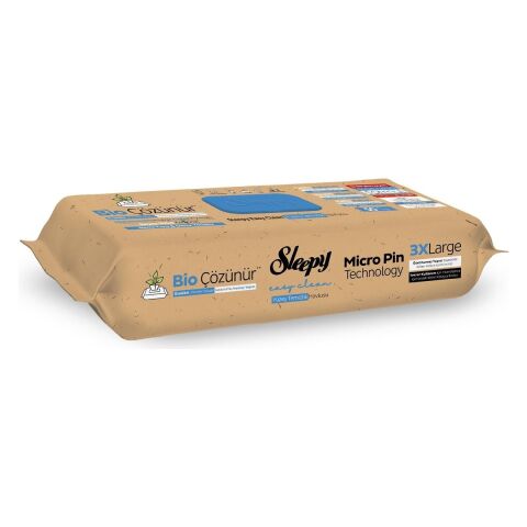 Sleepy Bio Çözünür Yüzey Temizlik Havlusu Karma Paket 3x50 (150 Yaprak)