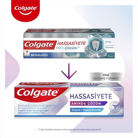 Colgate 7 AL 6 ÖDE Hassasiyete Anında Çözüm 100 ml ve Rosie Hediye