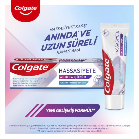 Colgate 7 AL 6 ÖDE Hassasiyete Anında Çözüm 100 ml ve Rosie Hediye
