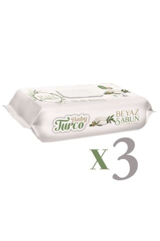 Baby Turco Islak Havlu 90'lı Beyaz Sabun X3 Adet