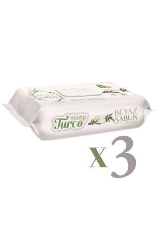 Baby Turco Islak Havlu 90'lı Beyaz Sabun X3 Adet