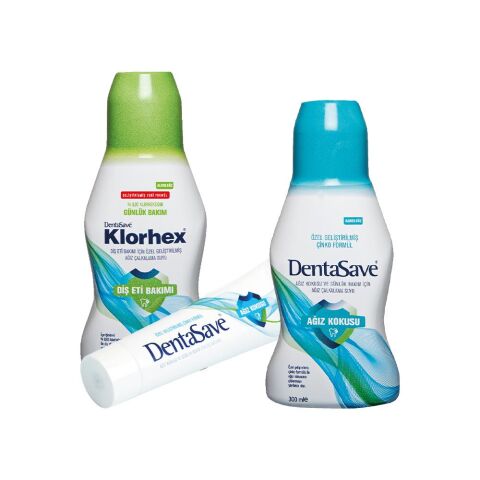 DentaSave Ağız Çalkalama Suyu Ağız Kokusu Çinko Formül, Günlük Bakım 300 ml ve Diş Macunu Çinko 75 ml