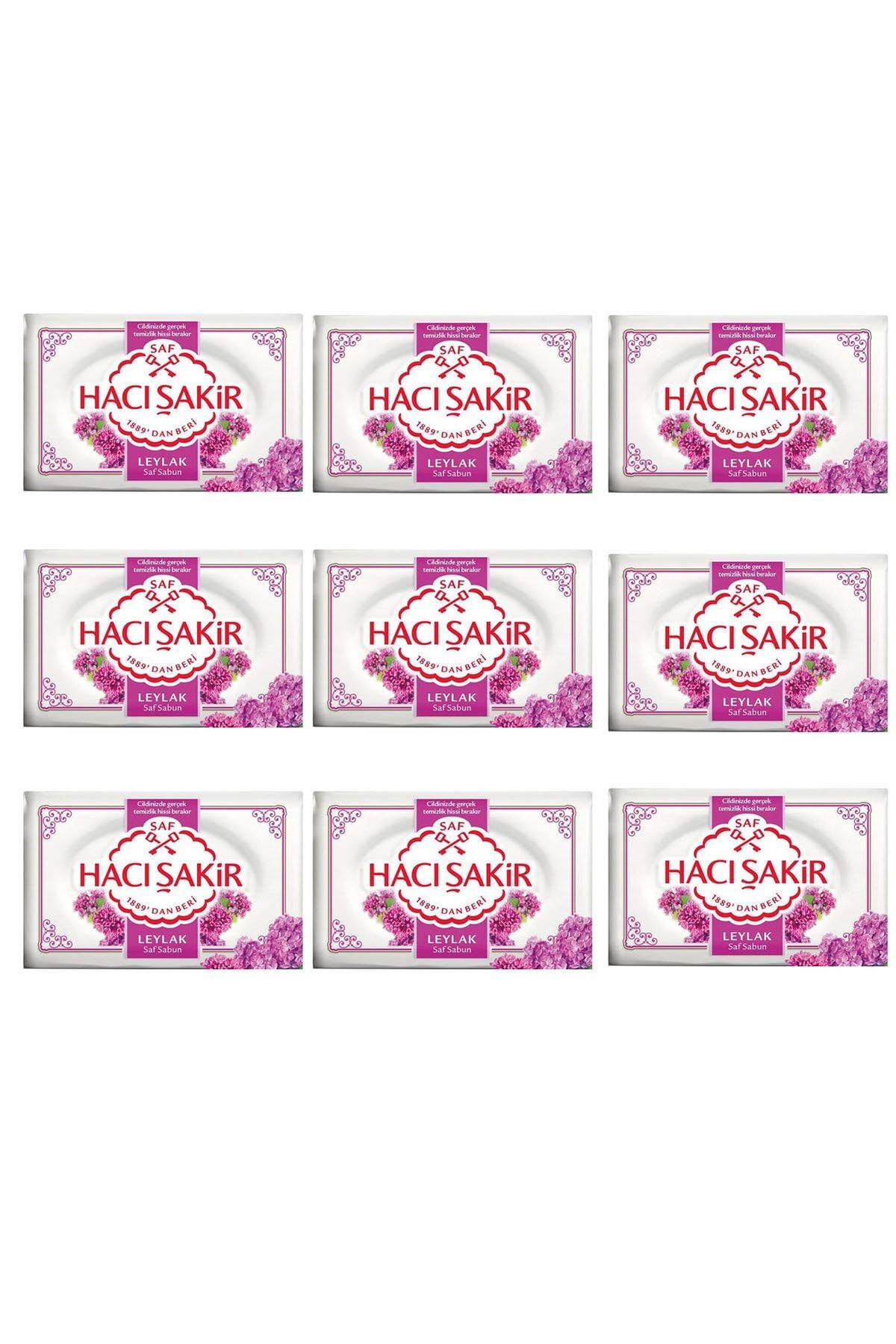 Hacı Şakir Banyo Sabunu Leylak 150 Gr 9'lu