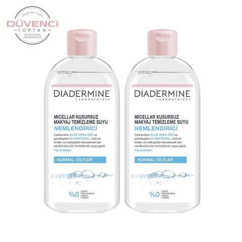 Diadermine Micellar Kusursuz Makyaj Temizleme Suyu Nemlendirici 400 ml x 2 Adet