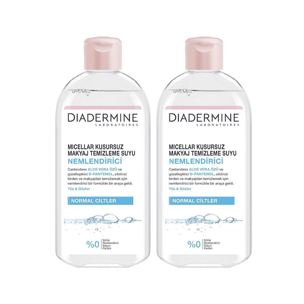 Diadermine Micellar Kusursuz Makyaj Temizleme Suyu Nemlendirici 400 ml x 2 Adet