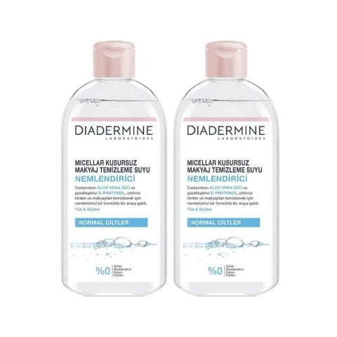 Diadermine Micellar Kusursuz Makyaj Temizleme Suyu Nemlendirici 400 ml x 2 Adet