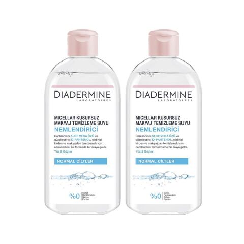 Diadermine Micellar Kusursuz Makyaj Temizleme Suyu Nemlendirici 400 ml x 2 Adet