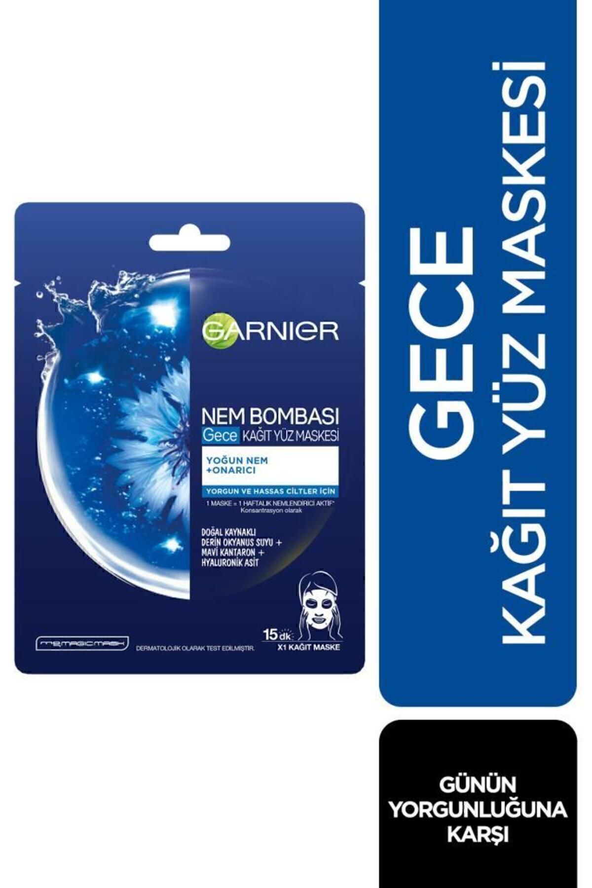 Yorgunluk Karşıtı Kağıt Gece Yüz Maskesi